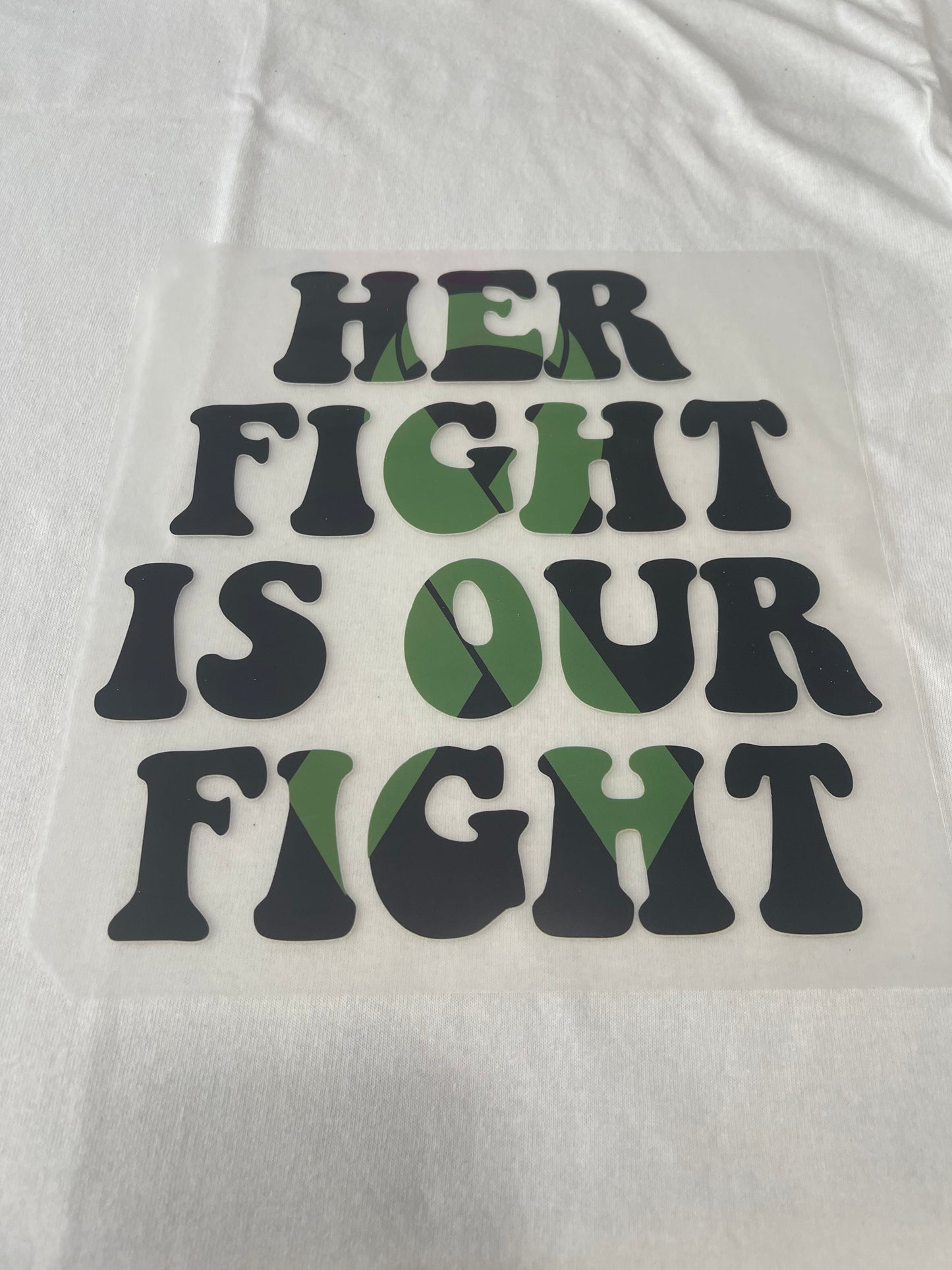 Her Fight is our Fight Mental Health-Dtf T-shirt Design