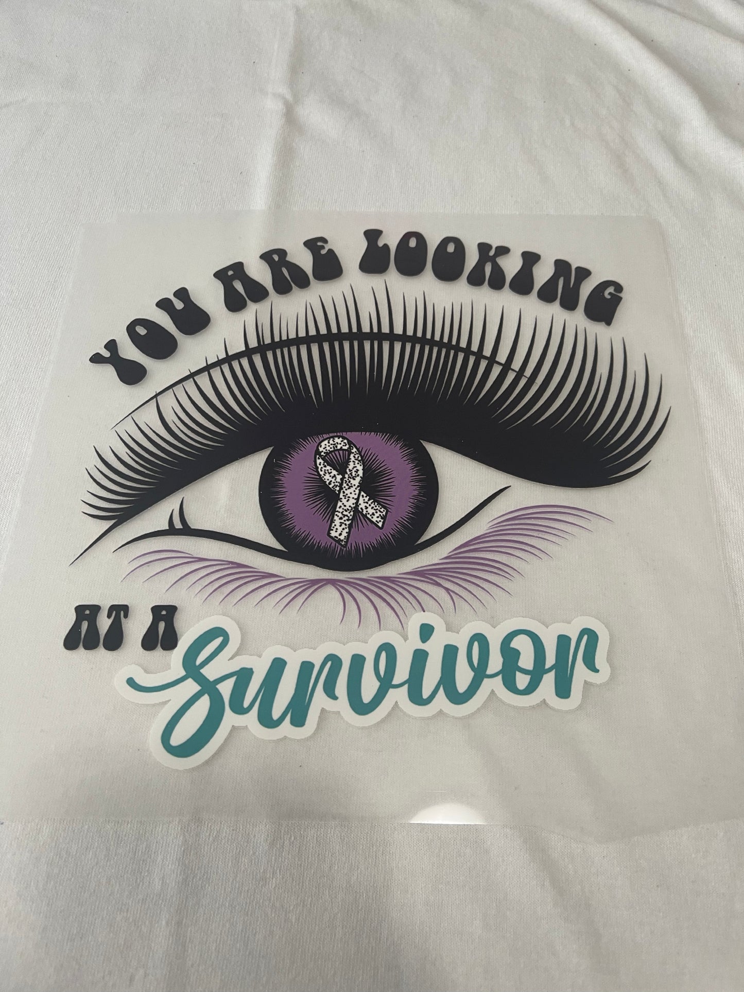 You are Looking At a Survivor-Dtf T-shirt Design