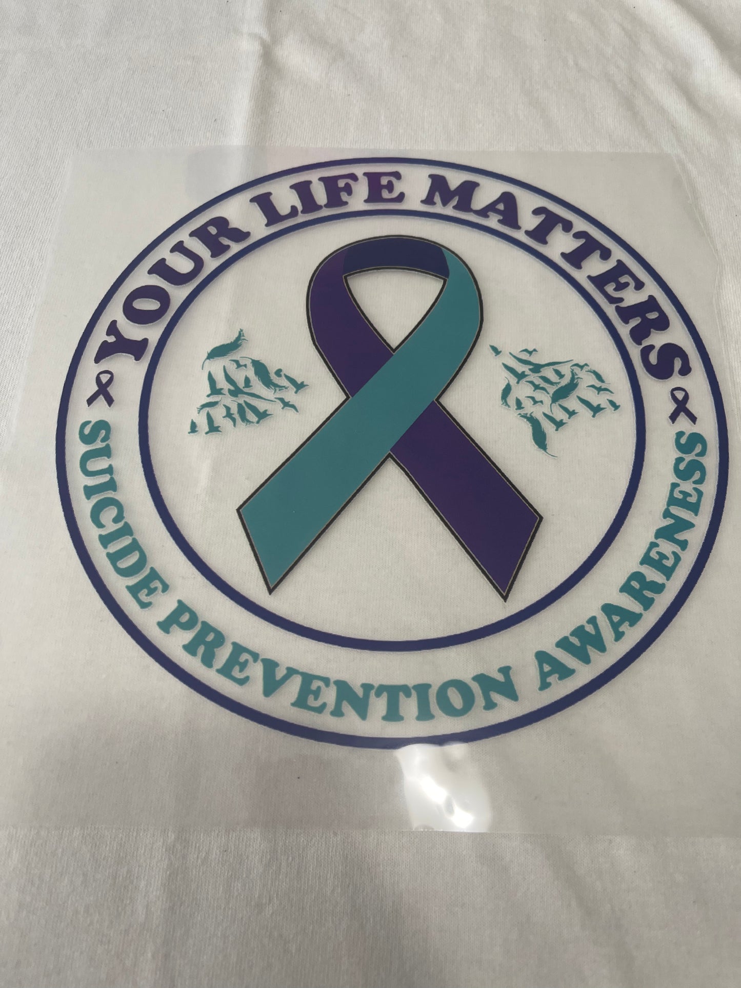 Your life Matters Suicide Awareness-Dtf T-shirt Design