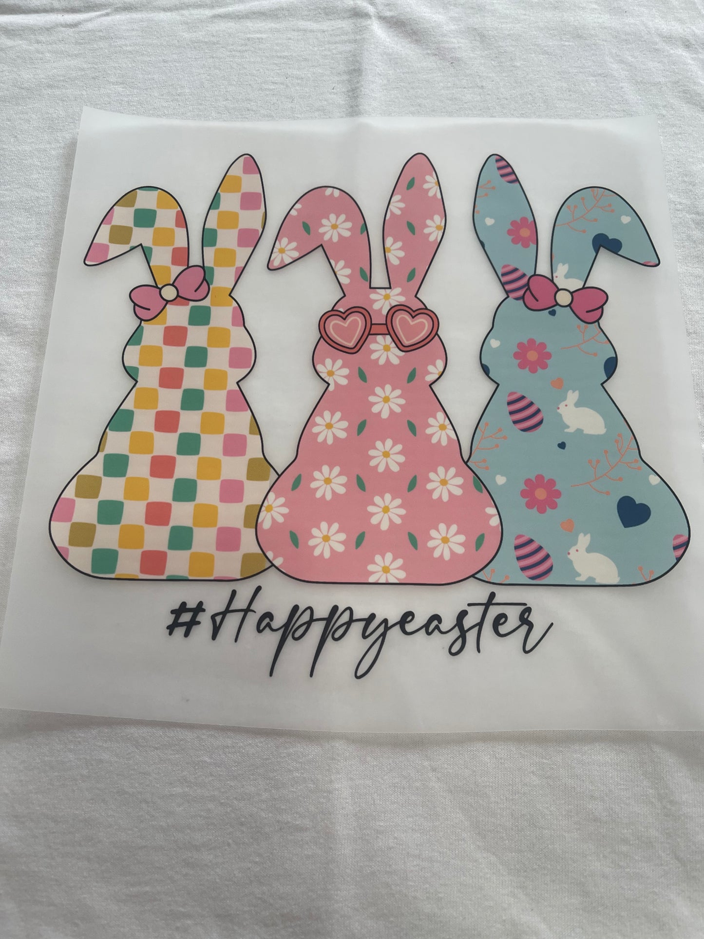 3 Retro Bunnies-Dtf T-shirt Design