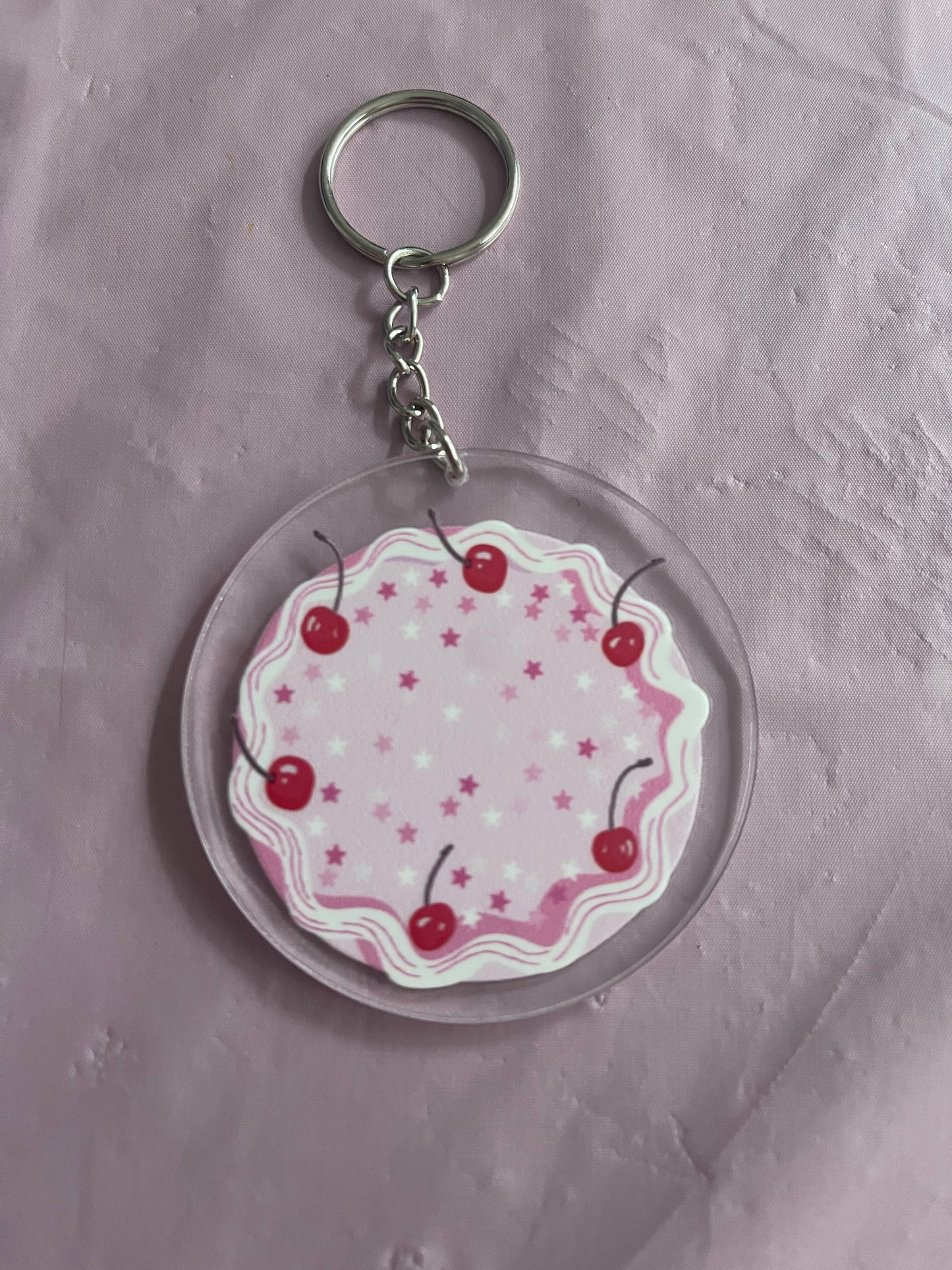 #66 Cherry Cheesecake~~Keychain