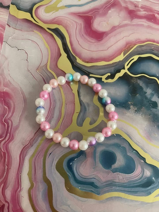 #49 Multicolor Pearls~~Bracelet