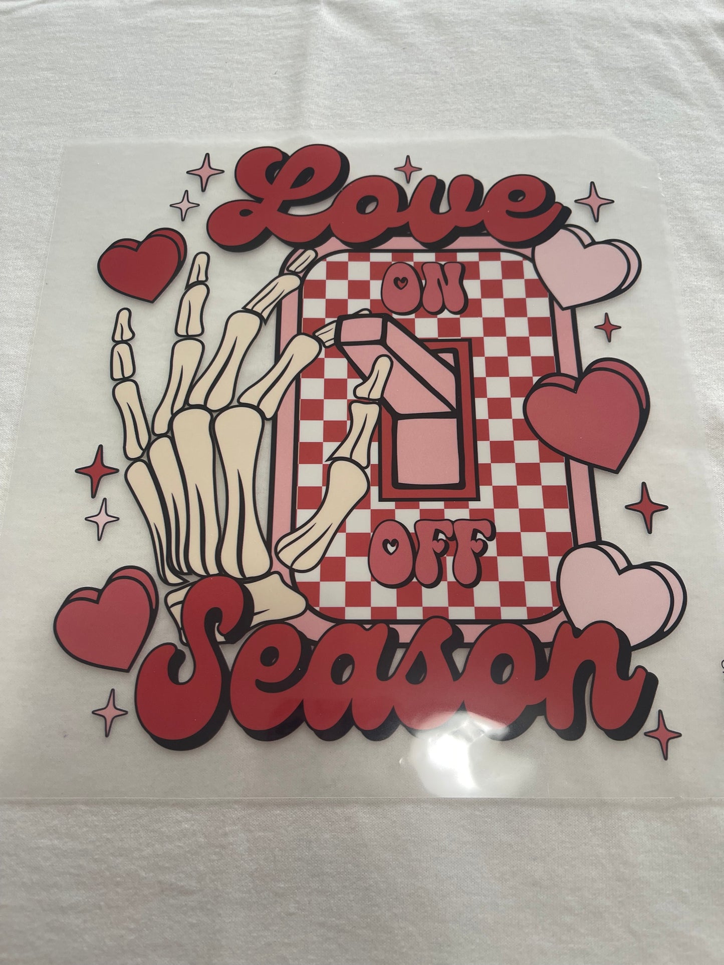 Love Season Valentines-Dtf T-shirt Design