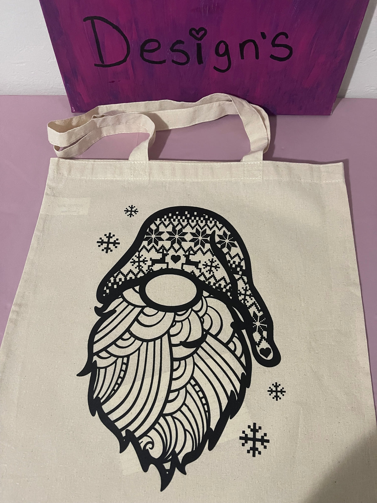 Christmas Gnome- Tote Bag