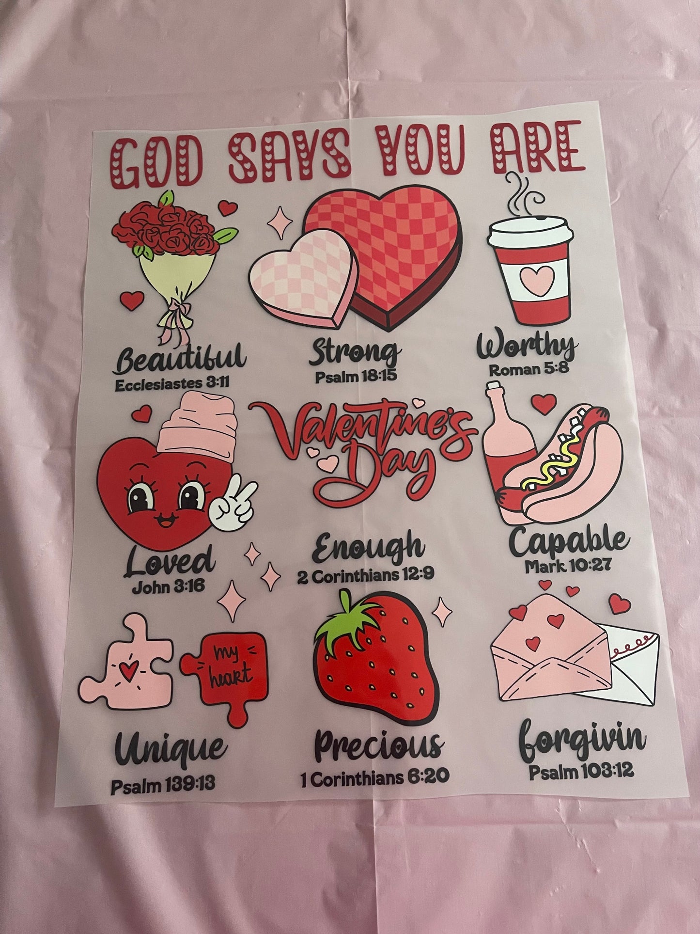 God Says You Are-Dtf Tshirt Design