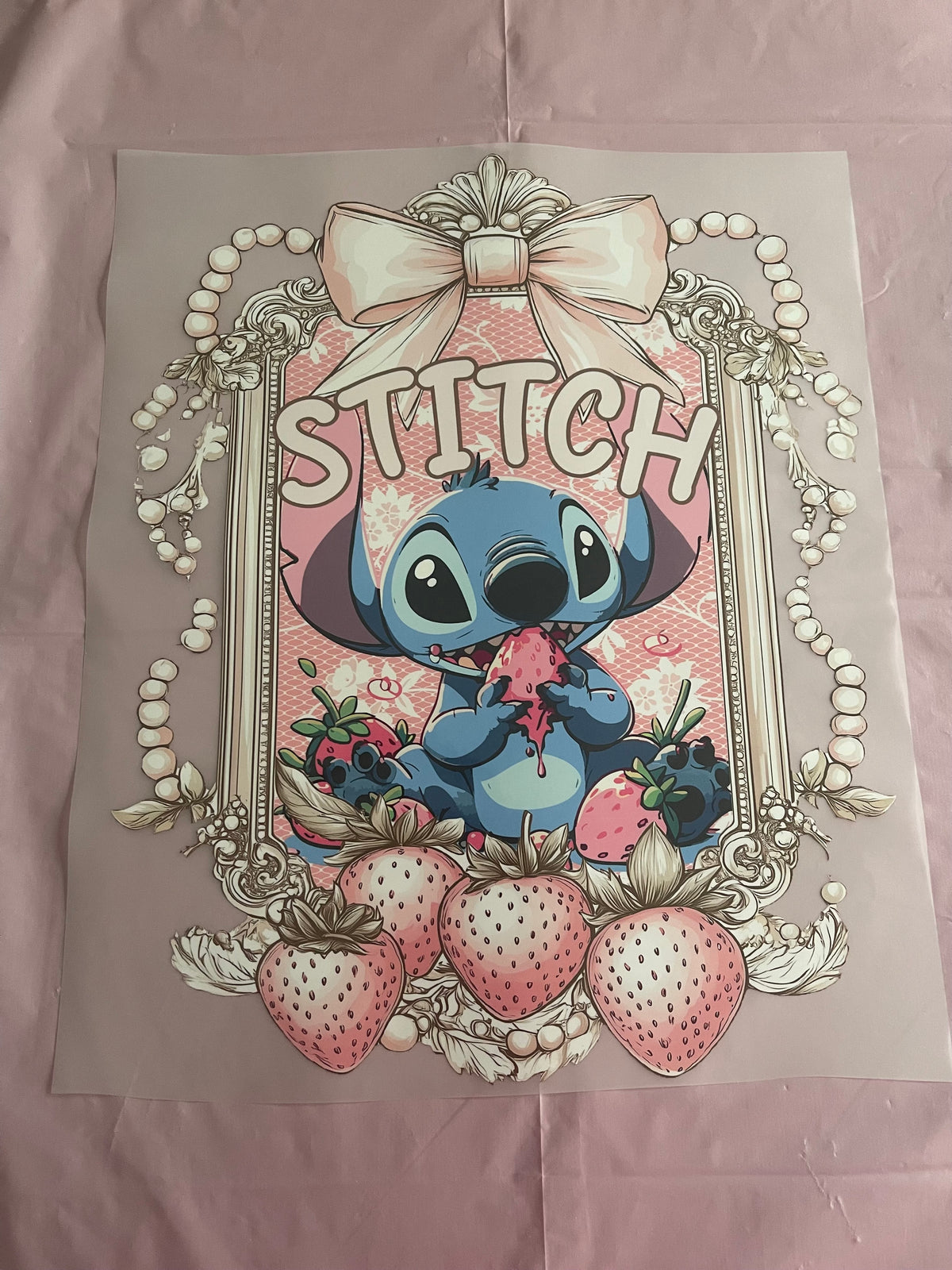 Strawberry Blue Guy-Dtf T-shirt Design