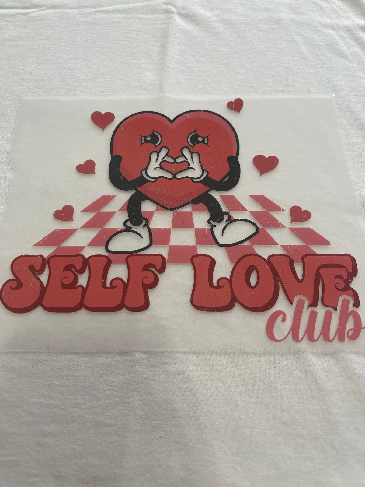 Self Love Club-Dtf T-shirt Design