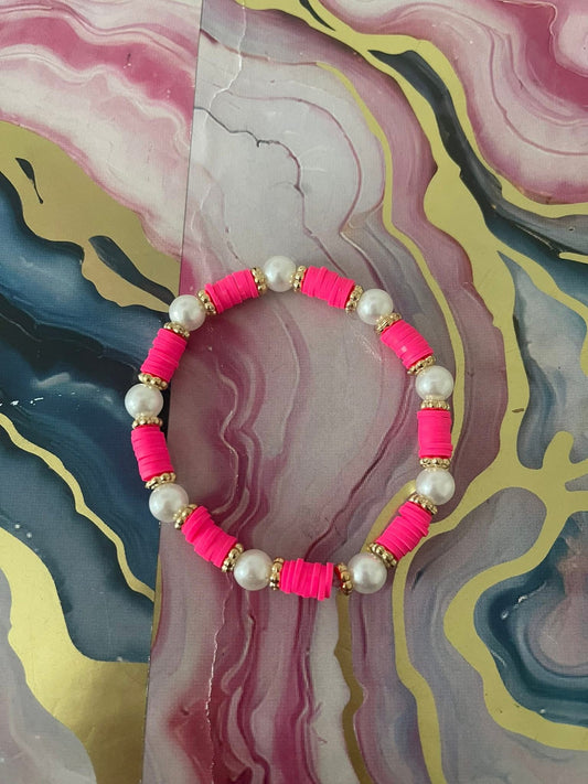 #13 Hot Pink~~Bracelet