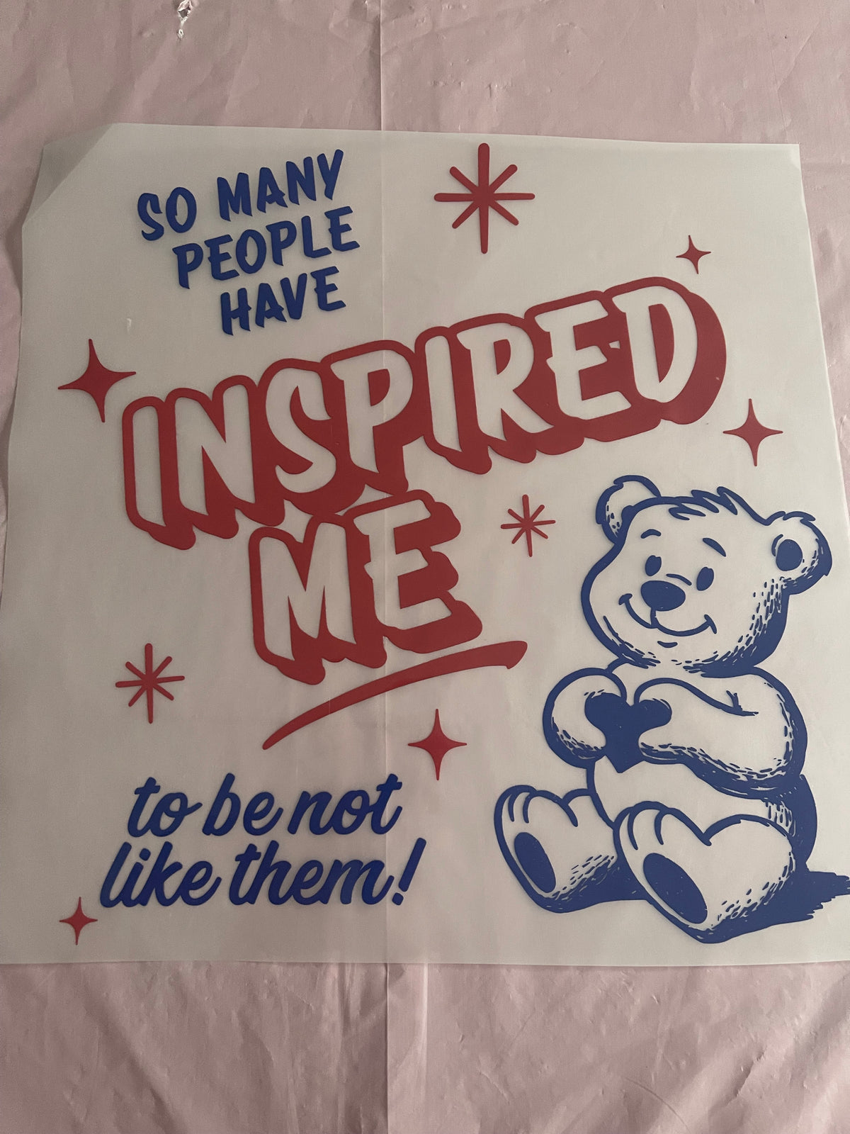 Inspired Me-Dtf T-shirt Design