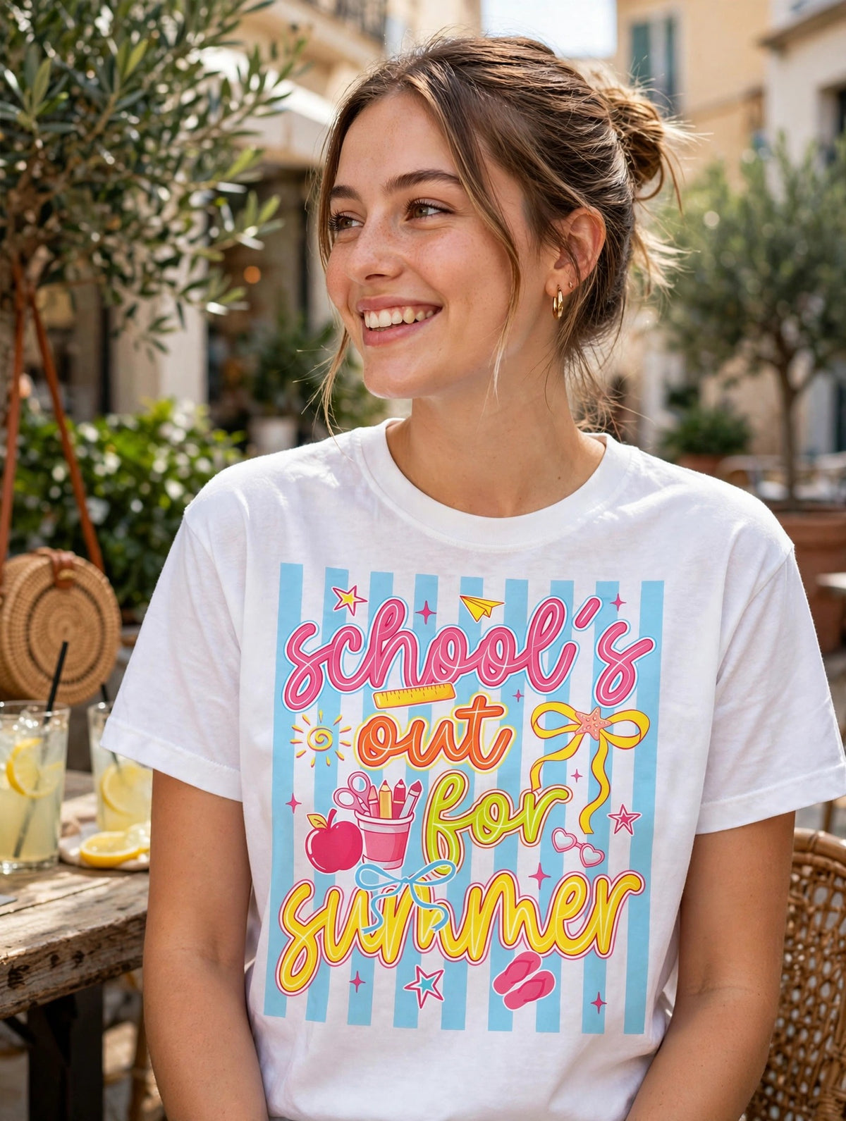 Schools out for Summer-Dtf T-shirt Design
