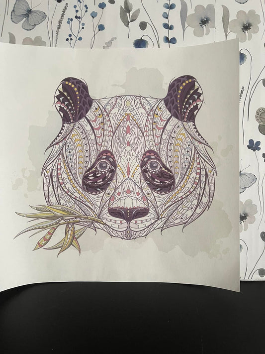 Panda bear~~Screen Print T-shirt Design
