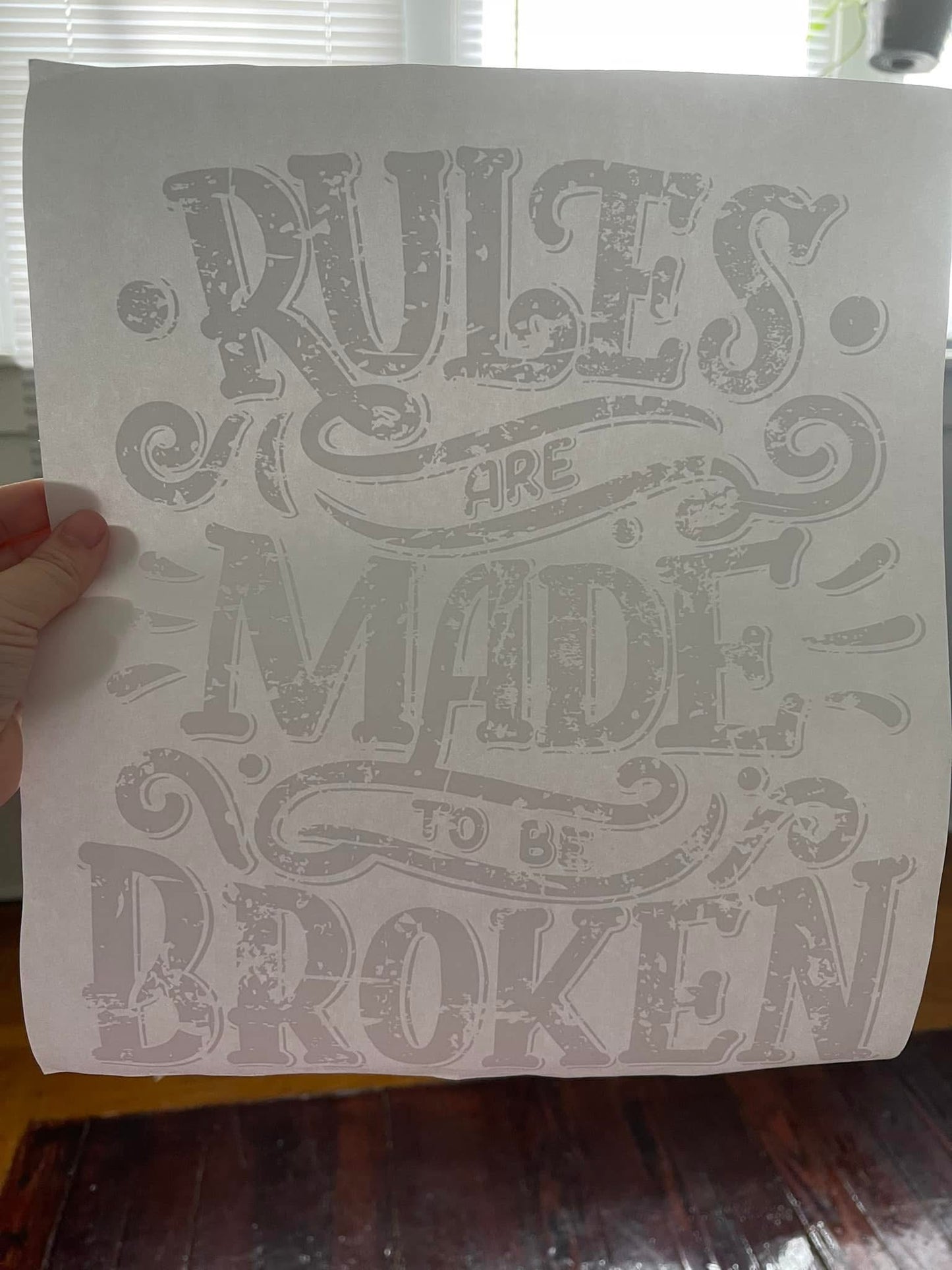 Rules are Made~~Screen Print T-shirt Design
