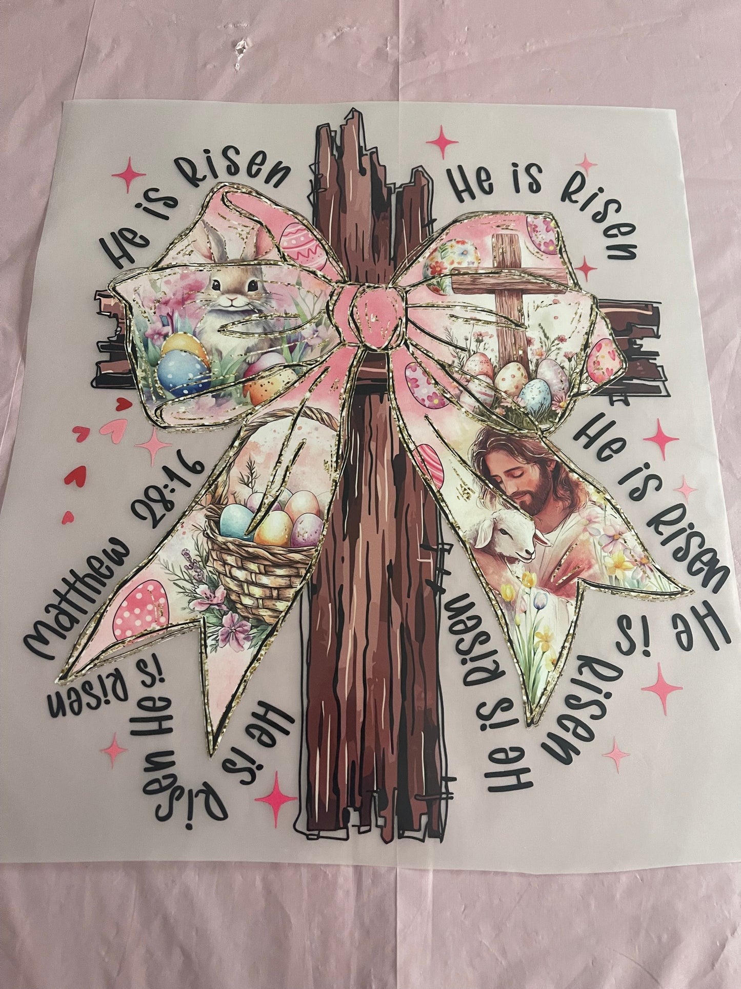 He is Risen-Dtf T-shirt Design