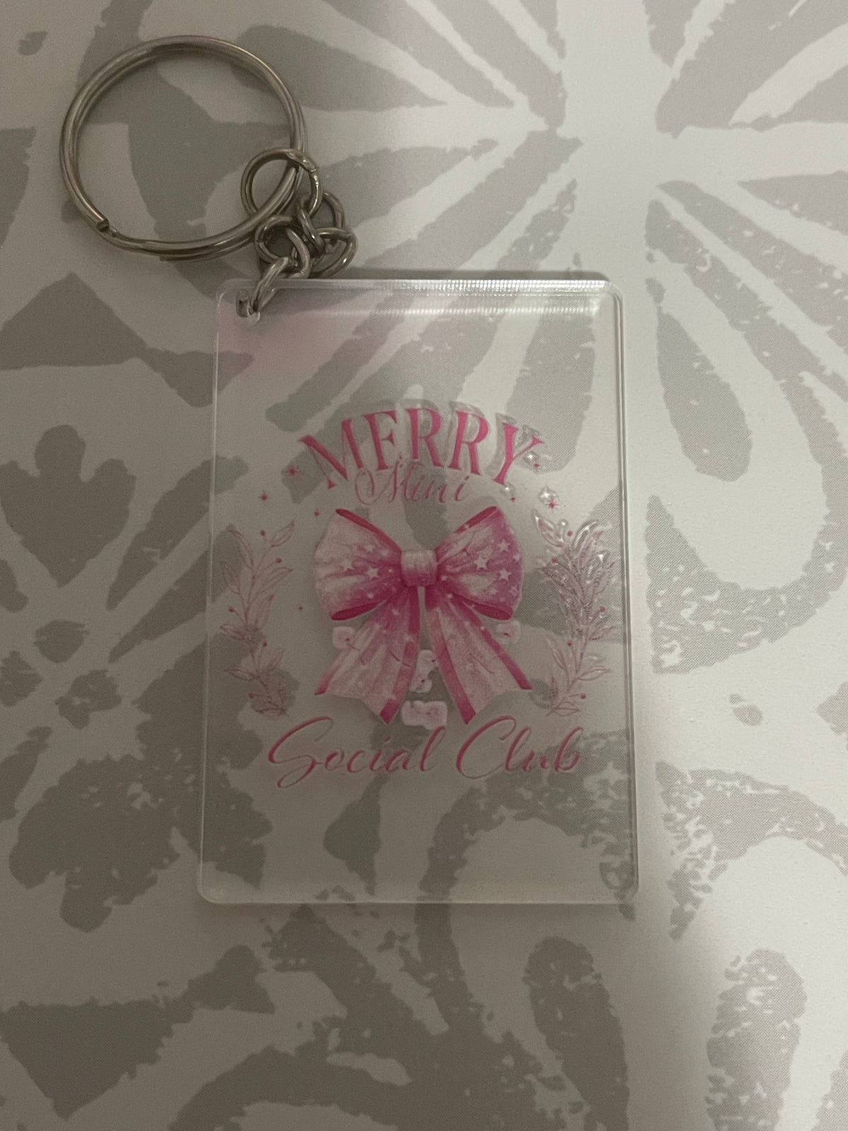 #29 Merry Mini Social Club~~Keychain