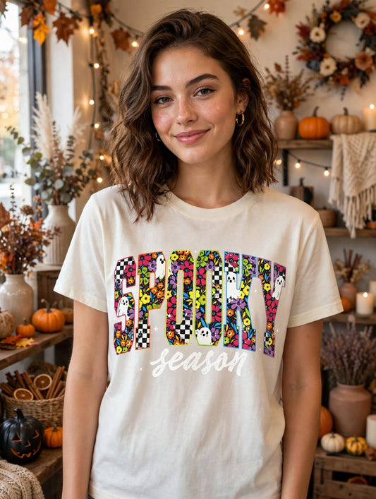 Retro Spooky-Dtf T-shirt Design