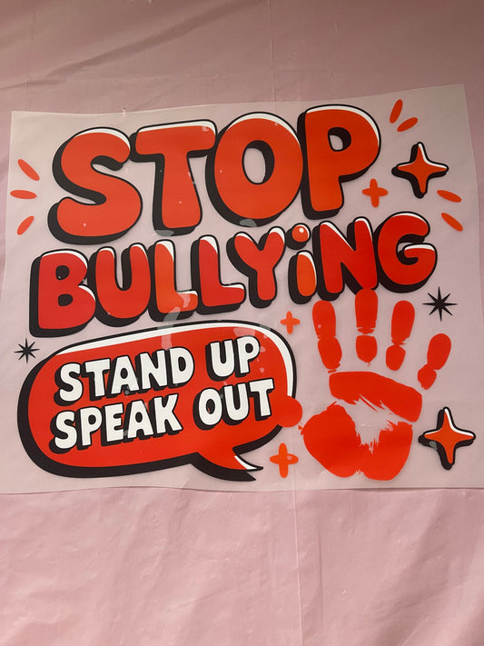 Stop Bullying-Dtf T-shirt Design