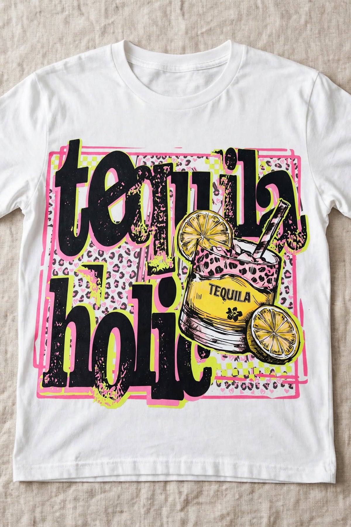 Tequilaholic-Dtf T-shirt Design