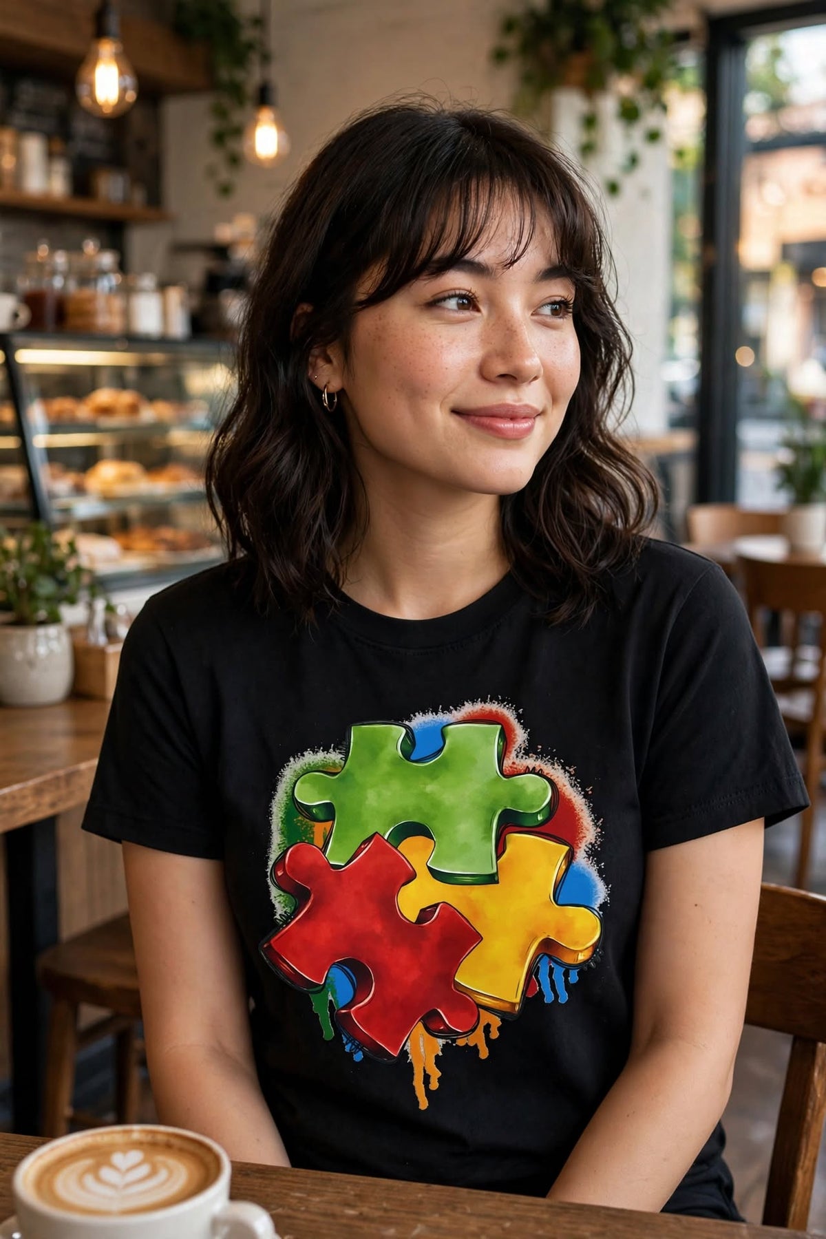 Puzzle Pieces-Dtf T-shirt Design