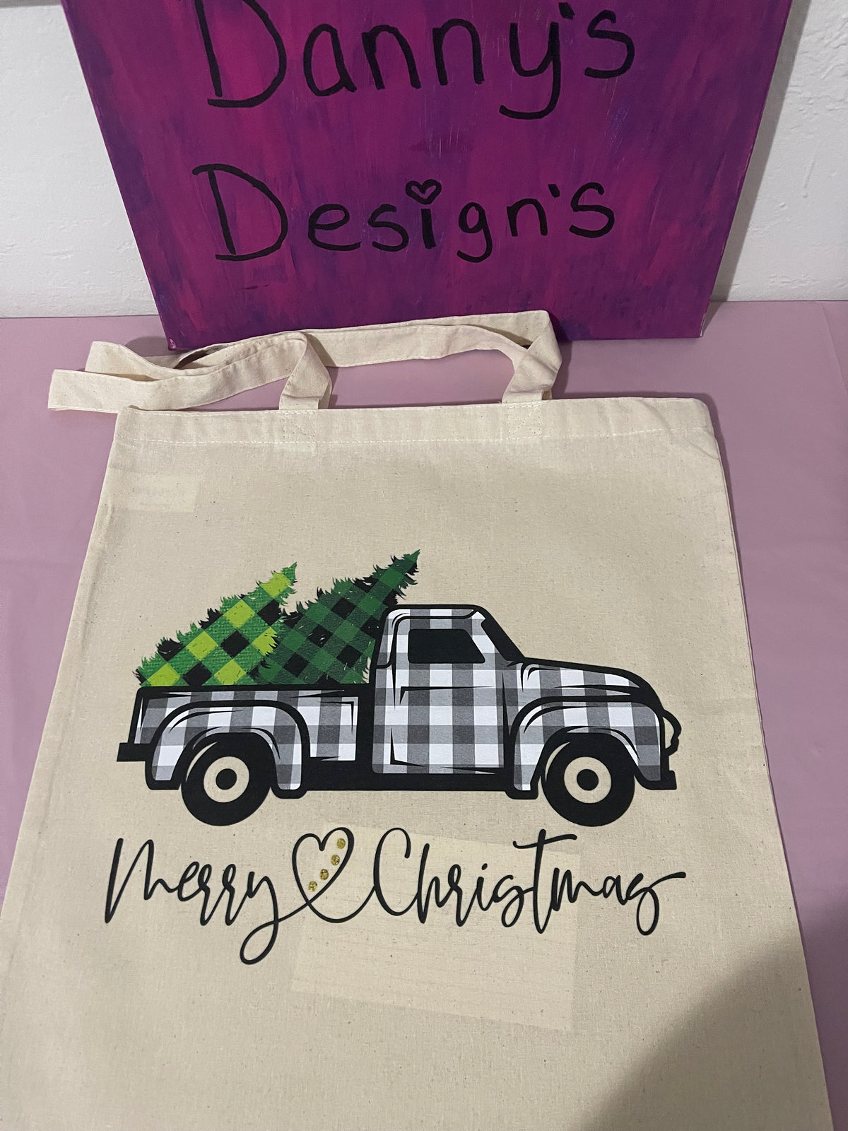 Merry and Plaid-Tote Bag