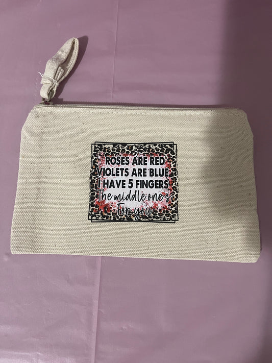 Roses are Red~~Pouch bag
