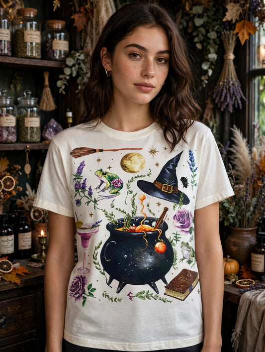 All Things Witchy-Dtf T-shirt Design