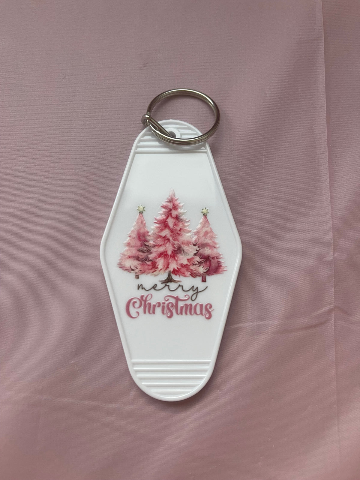 #11 Merry Christmas Pink~~Keychain