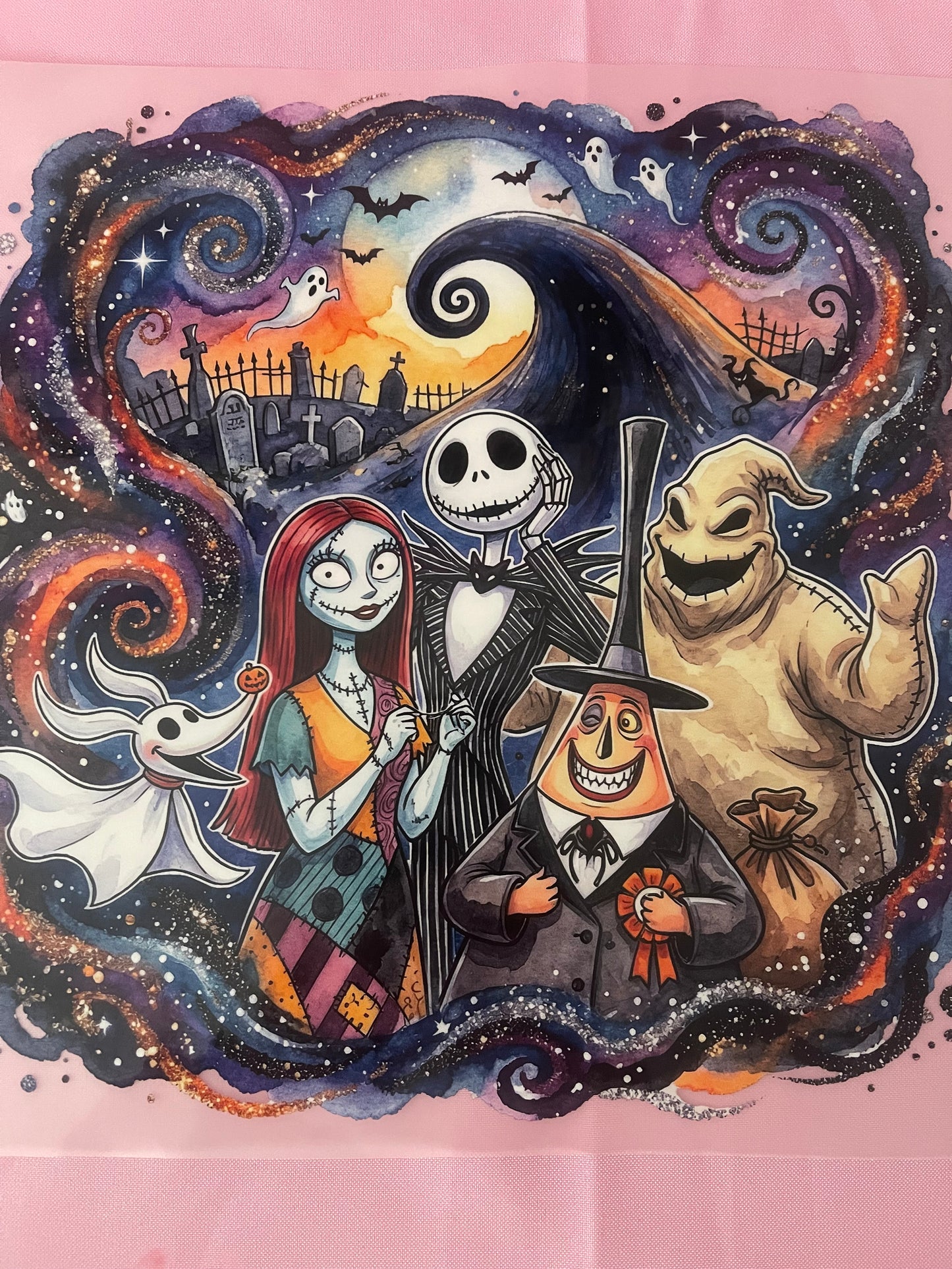 Nightmare Swirl- DTF T-shirt Design