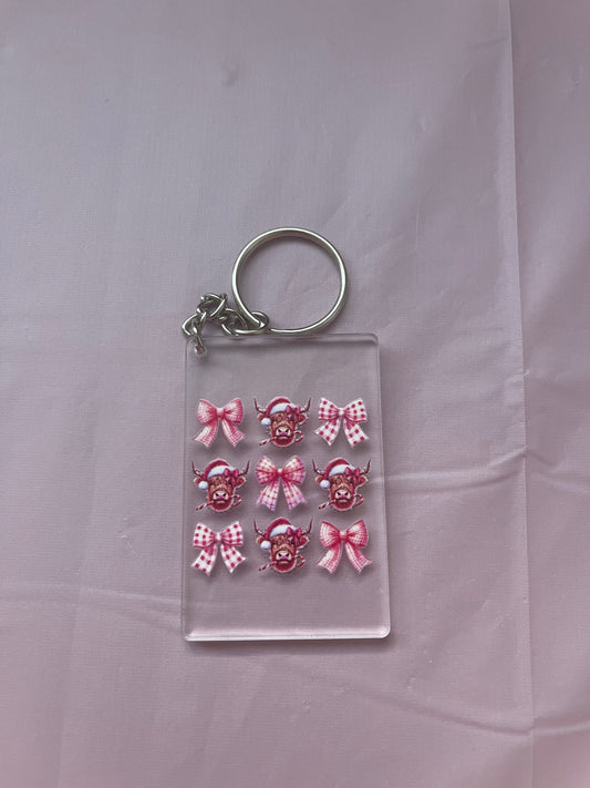 #10 Cows & Bows~~Keychain