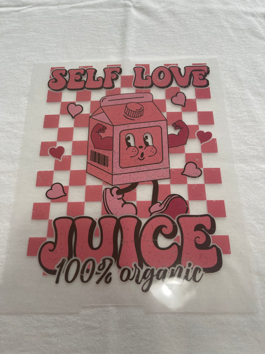 Self Love Valentines-Dtf T-shirt Design