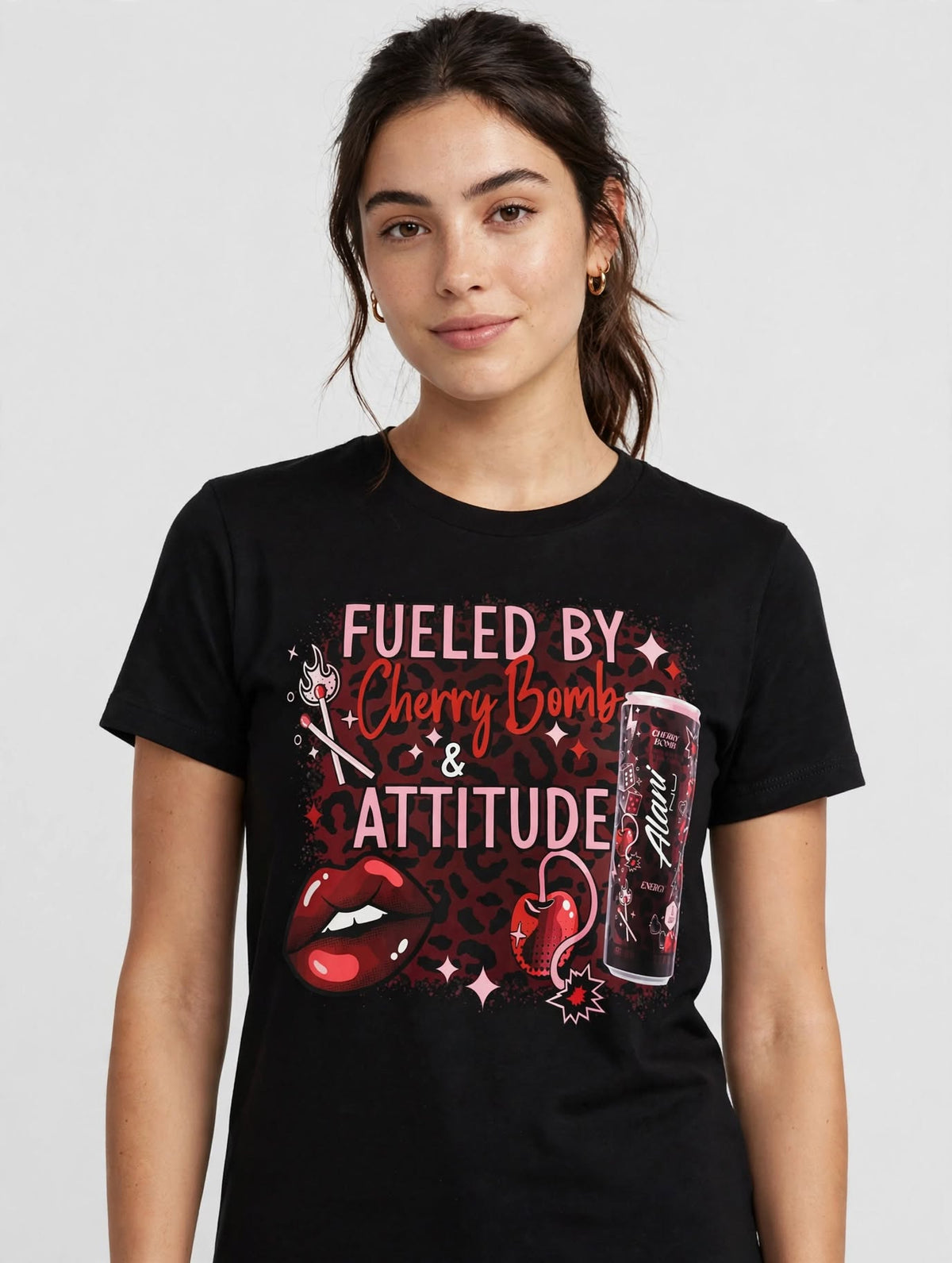 Fueled by Cherry Bomb-Dtf T-shirt Design