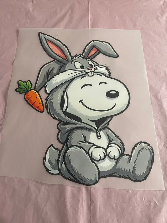 Bunny Snoop-Dtf T-shirt Design