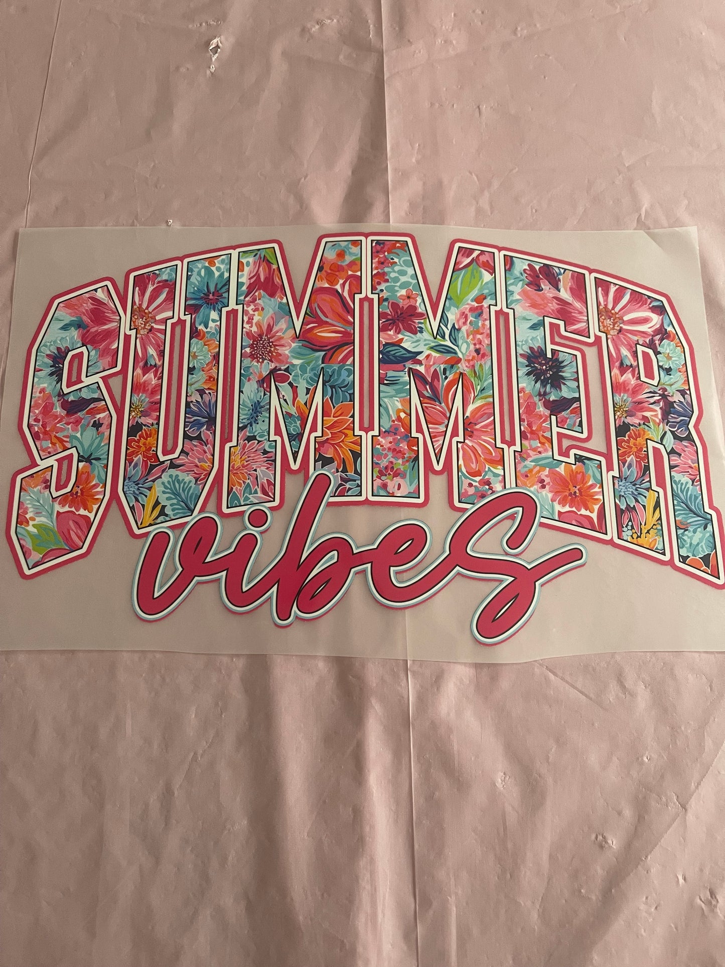 Summer Vibes-Dtf T-shirt Design