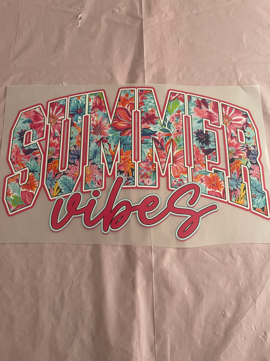 Summer Vibes-Dtf T-shirt Design