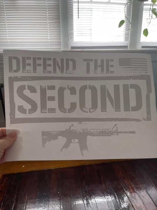 Defend the Second~~Screen Print T-shirt Design
