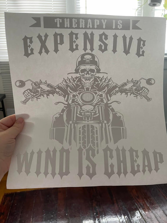 Wind is Cheap~~Screen Print T-shirt Design
