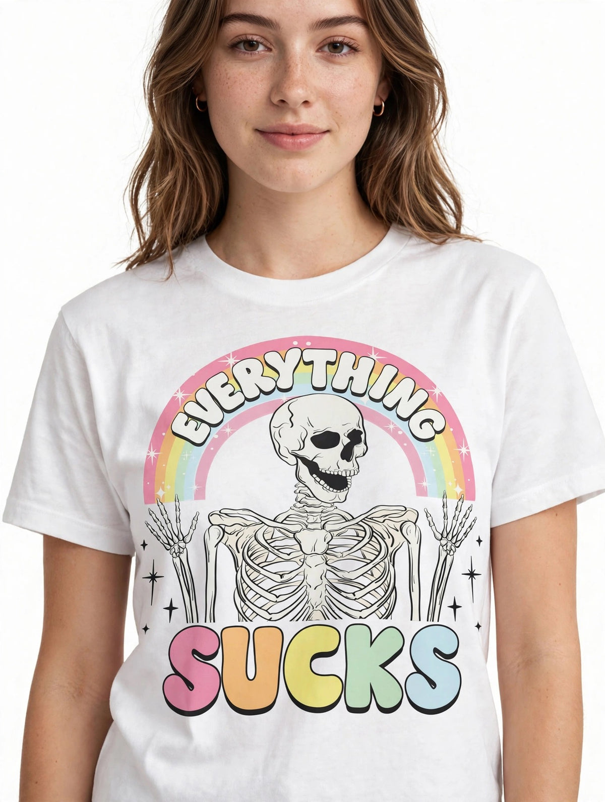 Everything Sucks-Dtf T-shirt Design