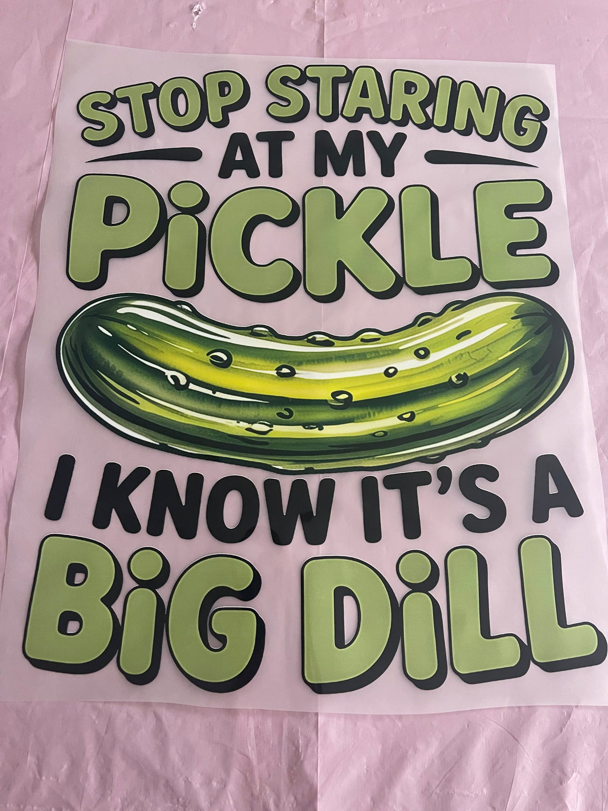Big Dill-Dtf T-shirt Design