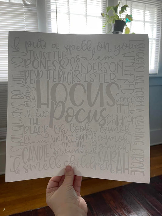 Hocus Pocus~~Screen Print T-shirt Design