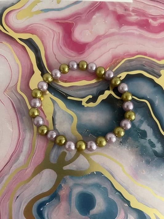 #85 Green & Purple~~Bracelet