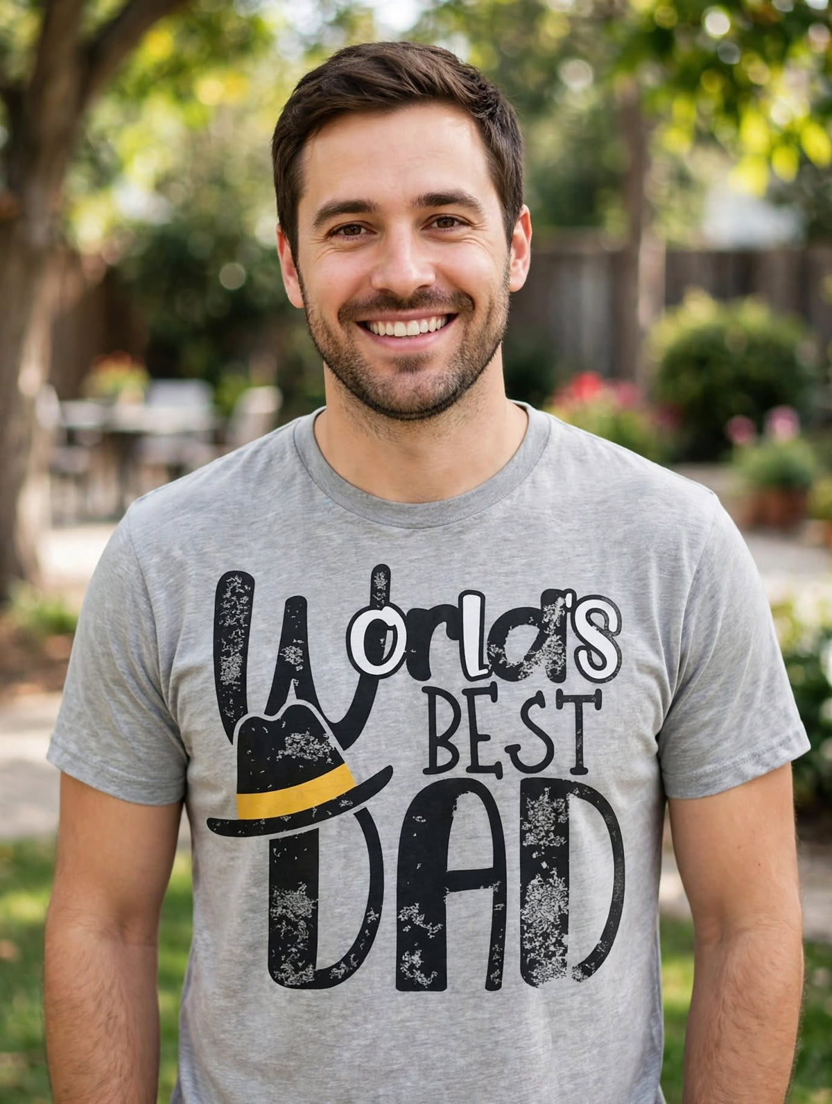 World’s Best Dad-Dtf Tshirt Design