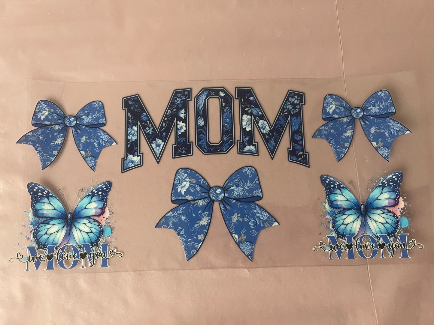 #110 Mom Bow~~UV DTF CUP WRAP