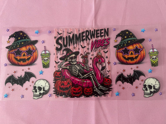 #158 Summerween Vibes-16oz Uv Cup Wrap