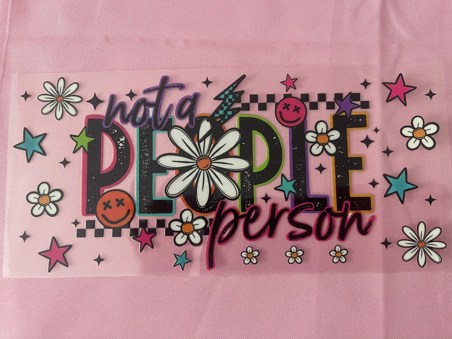 #135 Not A People Person~~Uv DTF Cup Wrap
