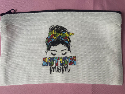 Autism Mom~~Pouch Bag