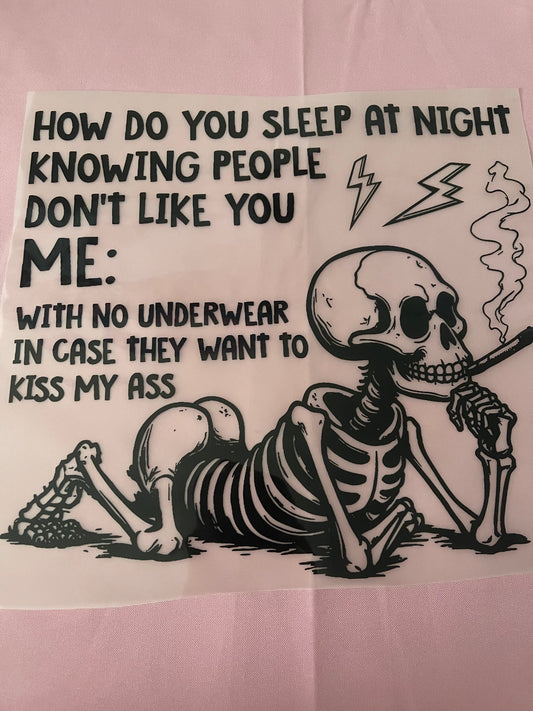 Kiss My Ass-DTF Tshirt Design