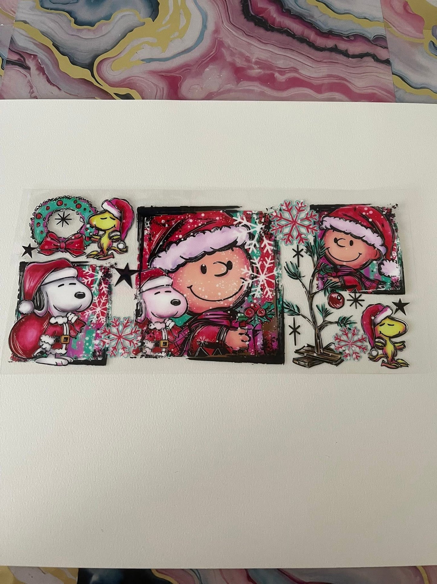 #79 Charlie Christmas~~UV DTF CUP WRAP