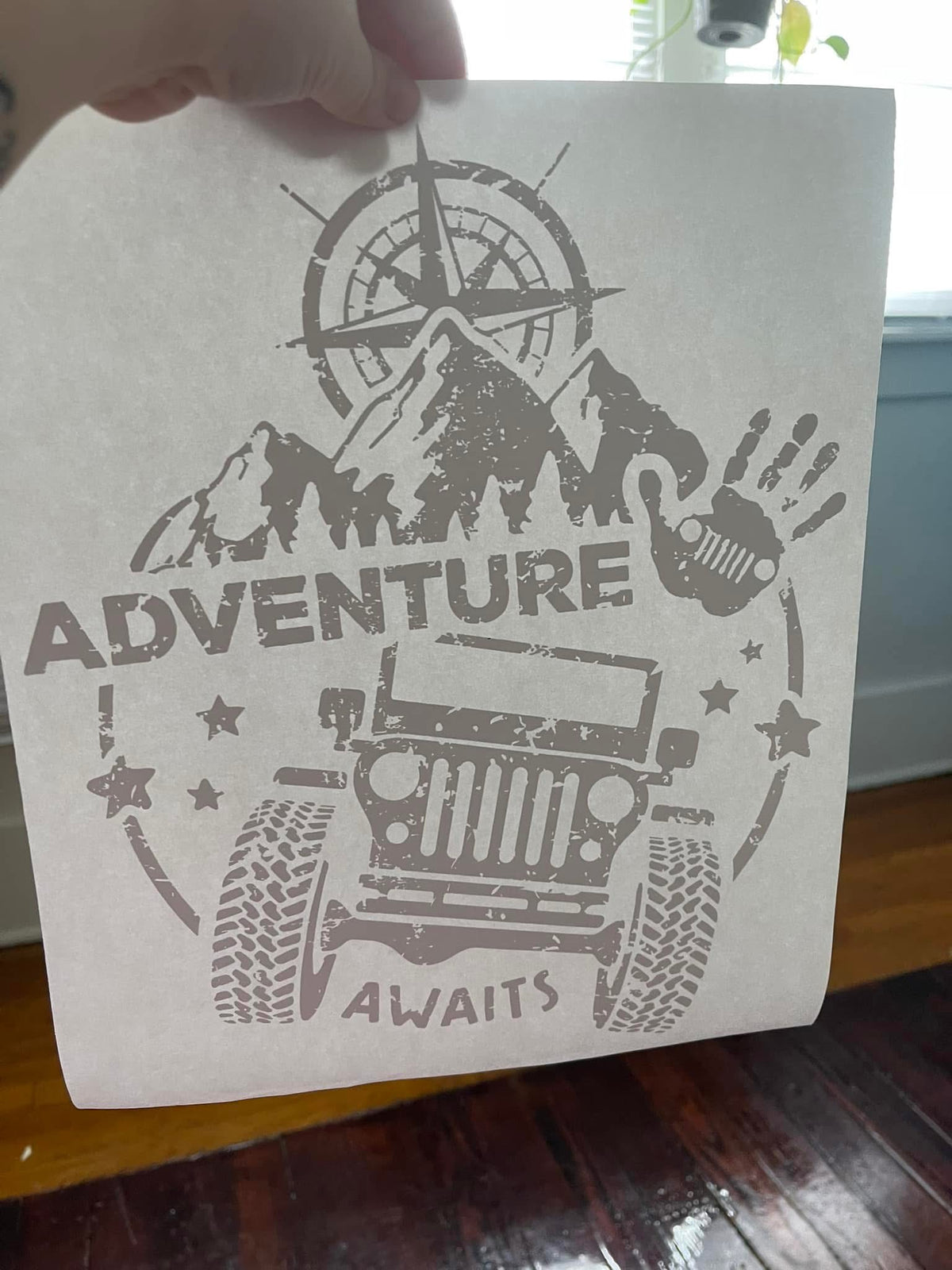 Adventure Awaits~~Screen Print T-shirt Design