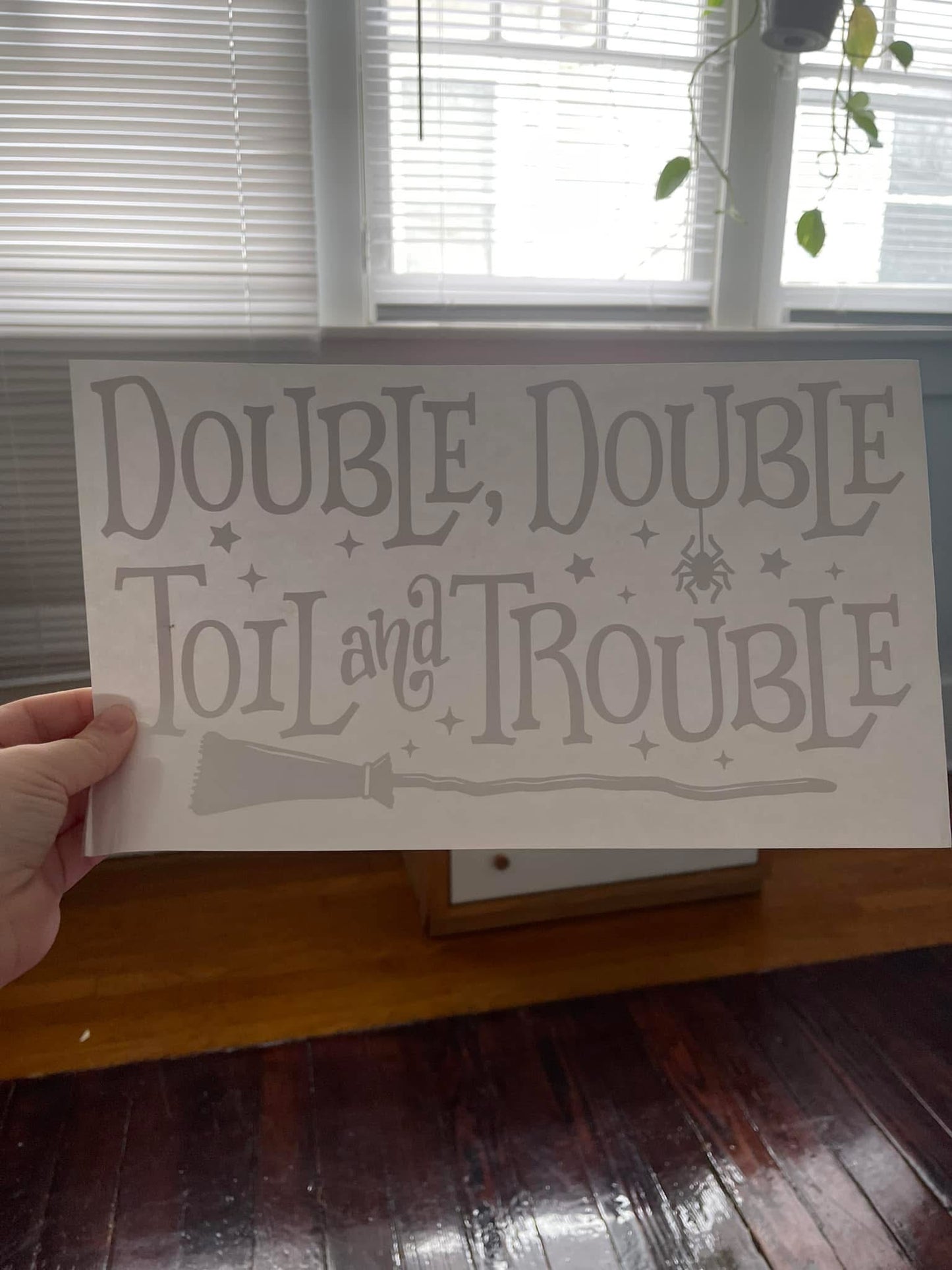 Double Double Toll and Trouble~~Screen Print T-shirt Design