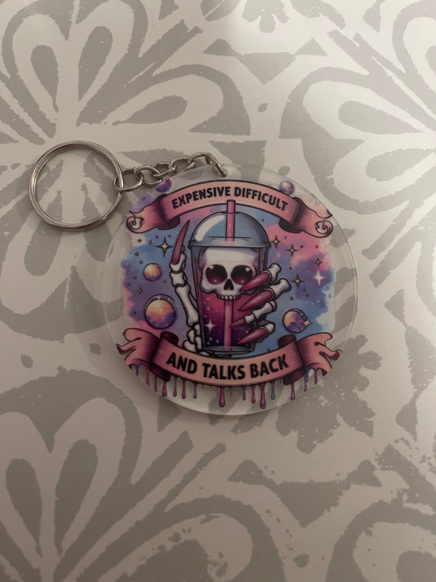 #02 Expensive Difficult & Talks Back~~Keychain