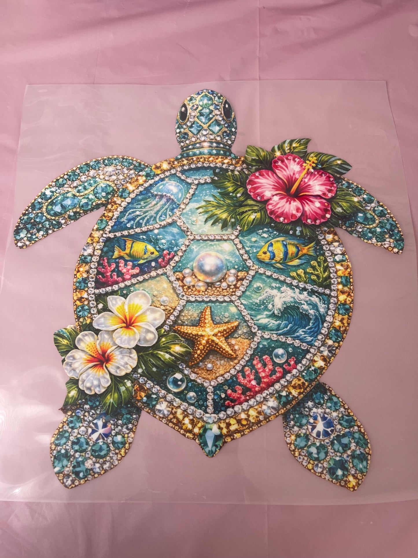 Bling Turtle-Dtf T-shirt Design